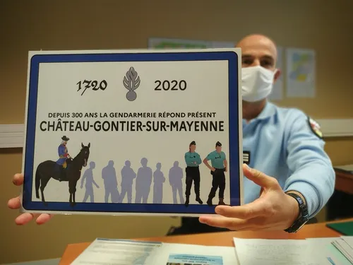 Château-Gontier. L'une des plus vieilles brigades de gendarmerie...